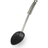 Flonal Plastik Uçlu Servis Kaşık 33 cm - Gümüş