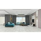 Floorpan Stonex Derzli Laminat Parke 10mm Carrara Ft011 + 8cm Süpürgelik + 3mm Kapron Takım Gri