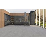 Floorpan Stonex Laminat Parke 10mm Derzli Gri Beton Ft017 + 8cm Süpürgelik + 3mm Kapron Takım