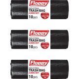 Floppy Ağır Sanayi Endüstriyel Çöp Torbası 100X150 cm 10’lu 700 gr 10 Rulo 3 Lü
