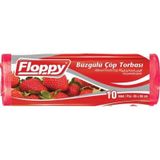 Floppy Çilek Kokulu Büzgülü Çöp Torbası 55 x 60 CM 10 Adet