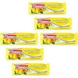 Floppy Çöp Torbası Büzgülü Limon Kokulu Orta Boy 10'lu 55*60CM 6paket