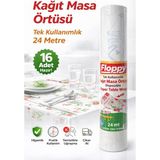 Floppy Kullan At Kağıt Masa Örtüsü 2 Adet - Beyaz - 150 x 100 cm