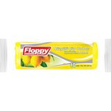 Floppy Limon Kokulu Büzgülü Çöp Torbası 55 x 60 cm 10 Adet 24 Paket