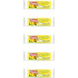 Floppy Limon Kokulu Büzgülü Çöp Torbası 55X60 cm 10’lu 130 gr 5'li