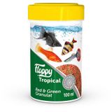 Floppy Tropical Red & Green Tropikal Balıklar İçin 100 ml Akvaryum Granül Yemi