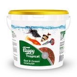 Floppy Tropical Red & Green Tropikal Balıklar İçin 3 kg Akvaryum Granül Yemi