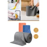 Flora 25 Adet Superclear Rulo Temizlik Bezi, 30x30 cm Çok Amaçlı Mutfak Banyo Bezi 1 Rulo = 25 Adet