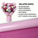 Flora Ambalaj Lüks Açık pembe-Koyu Pembe Çiçek Buketi Ambalaj Kağıdı Rulo 70 cm x 10 Metre - Su Geçirmez Çiçekçi Ve Hediye Paketleme Ambalajı - Açık Pembe - Koyu Pembe - Özel değer giriniz...