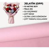 Flora Ambalaj Lüks Pembe Çiçek Buketi Ambalaj Kağıdı Rulo 70 cm x 10 Metre - Su Geçirmez Çiçekçi Ve Hediye Paketleme Ambalajı