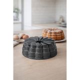 Flora Döküm Kek Kalıbı 26cm Antrasit Antrasit