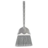 Flora F327 Lale Süpürge 60 cm No:3 Uzun Saplı Bahçe Balkon Ofis El Süpürgesi Toz ve Çöp Süpürücü Gri
