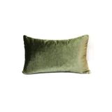 Flora Home Yeşil Kadife Dekoratif Kırlent Kılıfı 35x50