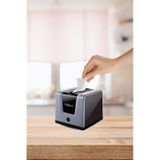 Flora Modern Peçetelik, Dekoratif Peçete Dispenseri Ve Düzenleyicisi F290 Gri