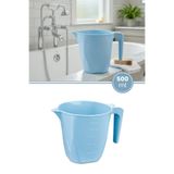 Flora Ölçülü Maşrapa 1,5 Litre, Göstergeli Banyo WC Bahçe Maşrapası F348 Mavi