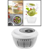 Flora Pratik Salata ve Sebze Kurutucu 4,5 Litre, Meyve Sebze Marul Yeşillik Yıkama Kurutma Kabı Antrasit - Renk