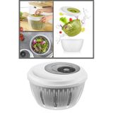 Flora Pratik Salata Ve Sebze Kurutucu 4,5 Litre, Meyve Sebze Marul Yeşillik Yıkama Kurutma Kabı Antrasit