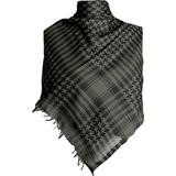 Flora Tekstil Pamuklu Puşi , Poşu, Kefiye Şal 100X100 FLR23120 - Gri
