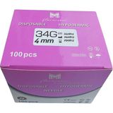 Floraison Medikal Mezoterapi Iğne Ucu 34G 4 mm 100 Adet / Kutu