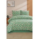 Floral Çift Kişilik Nevresim Takımı Yeşil