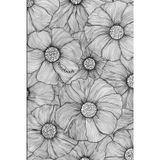 Floral Desire Note / Sketchbook: Hand Drawn Monochrome Art