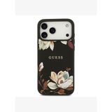 Floral Serisi Taneli Çiçek Desenli Metal Logolu Magsafe Uyumlu iPhone 17 Pro Max Kılıf