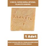 Floranova 100% Güzel Kokulu Saç El Yüz Vücut Kolajen Cilt Onaran Etkili Yılan Yağı Otu Bitkisel Sabun 1 Adet