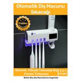 Floranova Deluxe Güneş Enerjili Usb Şarjlı Otomatik Sterilizatörlü Diş Macun Sıkacağı 4 Adet Fırçalığı Tutucu