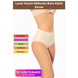 Floranova İz Göstermeyen Kaymaz Dikişsiz Popo Kaldıran Toparlayıcı Lazer Kesim Silikonlu Bato Korse