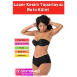 Floranova Özel Tasarım İz Göstermeyen Kaymaz Vücut Şekillendirici Kadın Lazer Kesim Toparlayıcı Bato Külot