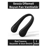 Floranova Özel Üretim Taşınabilir Şarjlı Güçlü Yüksek Kaliteli Sessiz Hava Soğutucu Üflemeli Boyun Vantilatör