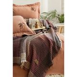 Floransa Nakışlı Jakarlı Pamuk 4 Parça Pike Takımı - Çok Renkli - 220 x 200 / Çok Renkli