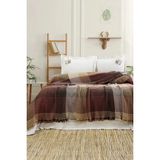 Floransa Nakışlı Jakarlı Pamuk 4 Parça Pike Takımı Krem - 220 x 200 / Krem