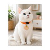 florealFlowers 🐱 Kedi İsimliği + Ayarlanabilir Tasma Seti