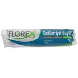 Florex 10 Adet 25 Rulo Siyah Büyük Endüstriyel Çöp Torbası