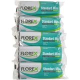 Florex Beyaz Standart Mini Boy Çöp Poşeti 5 Paket