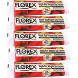 Florex Büzgülü Büyük Boy Çöp Torbası Çilek Kokulu 65X70 Cm 1 Paket