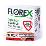 Florex Büzgülü Çilek Kokulu Orta Boy 55x60 cm 15 Adet Çöp Poşeti 1 Paket (25 adet)