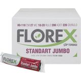 Florex Çöp Poşeti 80x110 200 GR 20 Rulo - 80 x 110 cm
