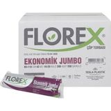 Florex Ekonomik Jumbo Boy Çöp Poşeti/Torbası 80X110- 20 Rulo
