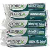Florex Endüstriyel 240Lt Konteyner Siyah Çöp Torbası 120x150 cm 5 Rulo - 120 x 150 cm