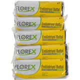 Florex Endüstriyel Battal Siyah Çöp Torbası 72x95 cm 5 Rulo - 72 x 95 cm