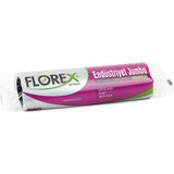 Florex Endüstriyel Jumbo Çöp Torbası Poşeti 80 x 110 cm 400 gr 10 Adet Siyah Büzgülü Kokusuz