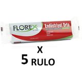 Florex Endüstriyel Orta Boy ( 55X60 cm ) Siyah Çöp Poşeti 5 Rulo 20*5=100 Adet - 55 x 60 cm