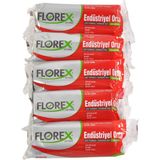 Florex Endüstriyel Orta Siyah Çöp Torbası 55X60Cm 5Rulo - 55 x 60 cm