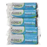 Florex Floppy Büzgülü Orta Çöp Torbası 55 x 60 cm 24 Paket