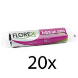 Florex Jumbo Endüstriyel 10 Adet 20 Rulo Siyah Çöp Torbası