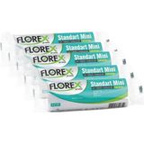 Florex Şeffaf Standart Mini Çöp Torbası 44 x 45 cm 5'li Küçük Boy Kokusu Yok