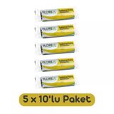Florex Standart Battal Boy 72x95 cm 10'lu Mavi Çöp Torbası (5 adet)