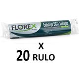 Florex Standart Endüstriyel 240 Lt Konteyner ( 120X150 cm ) Siyah Çöp Poşeti 20 Rulo 5*20=100 Adet - 120 x 150 cm